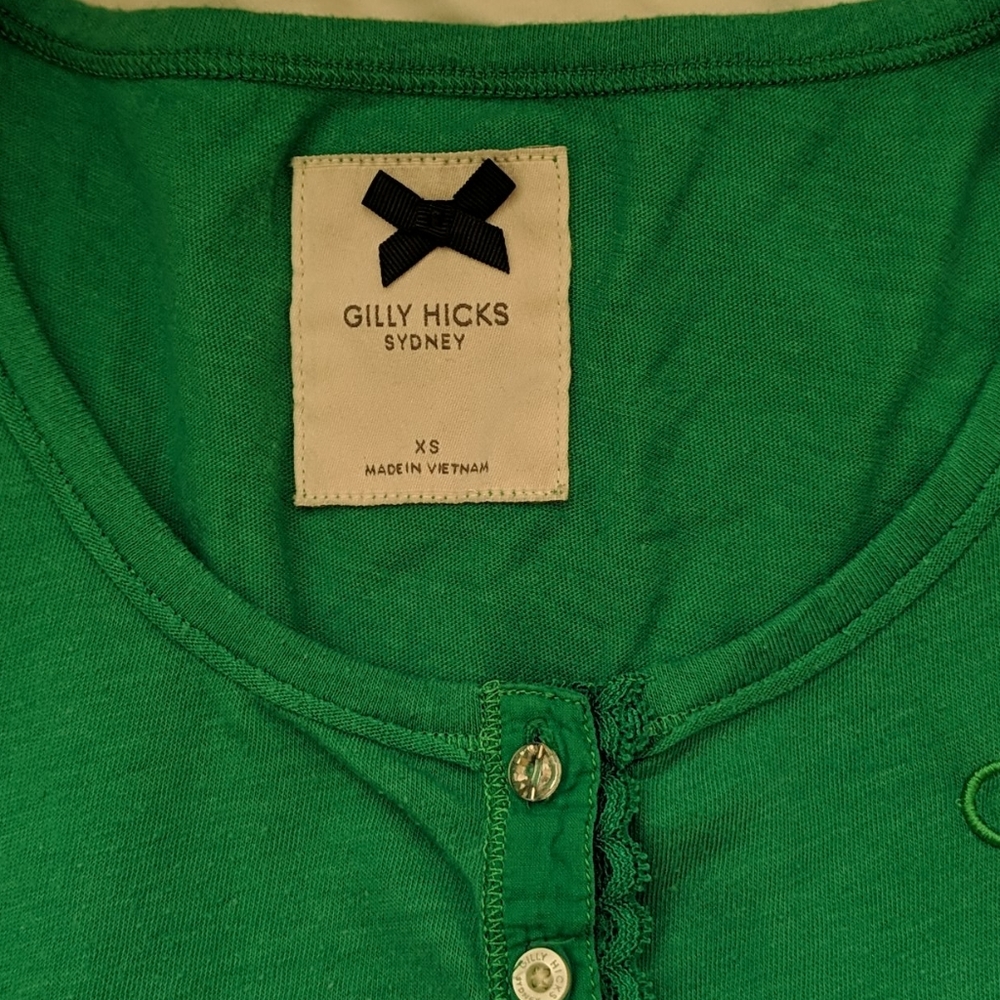 🔮5/$25 Gilly Hicks Henley/long sleeve - Picture 4 of 4